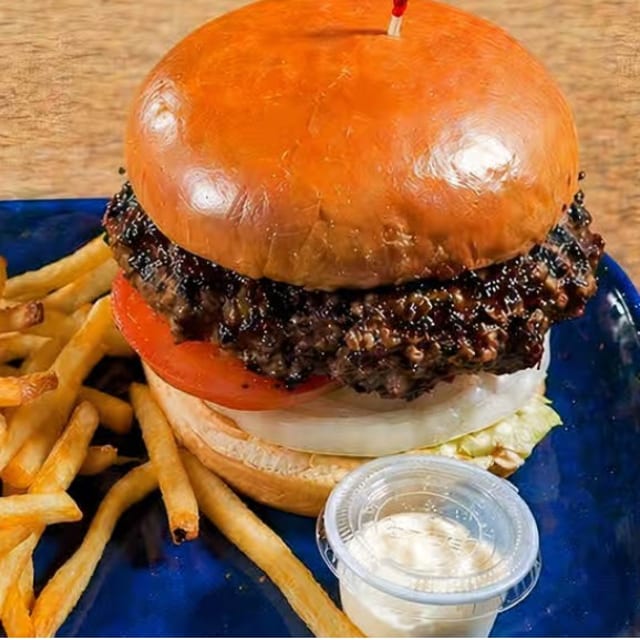 Brisket Big Lake Jackson Burger.
